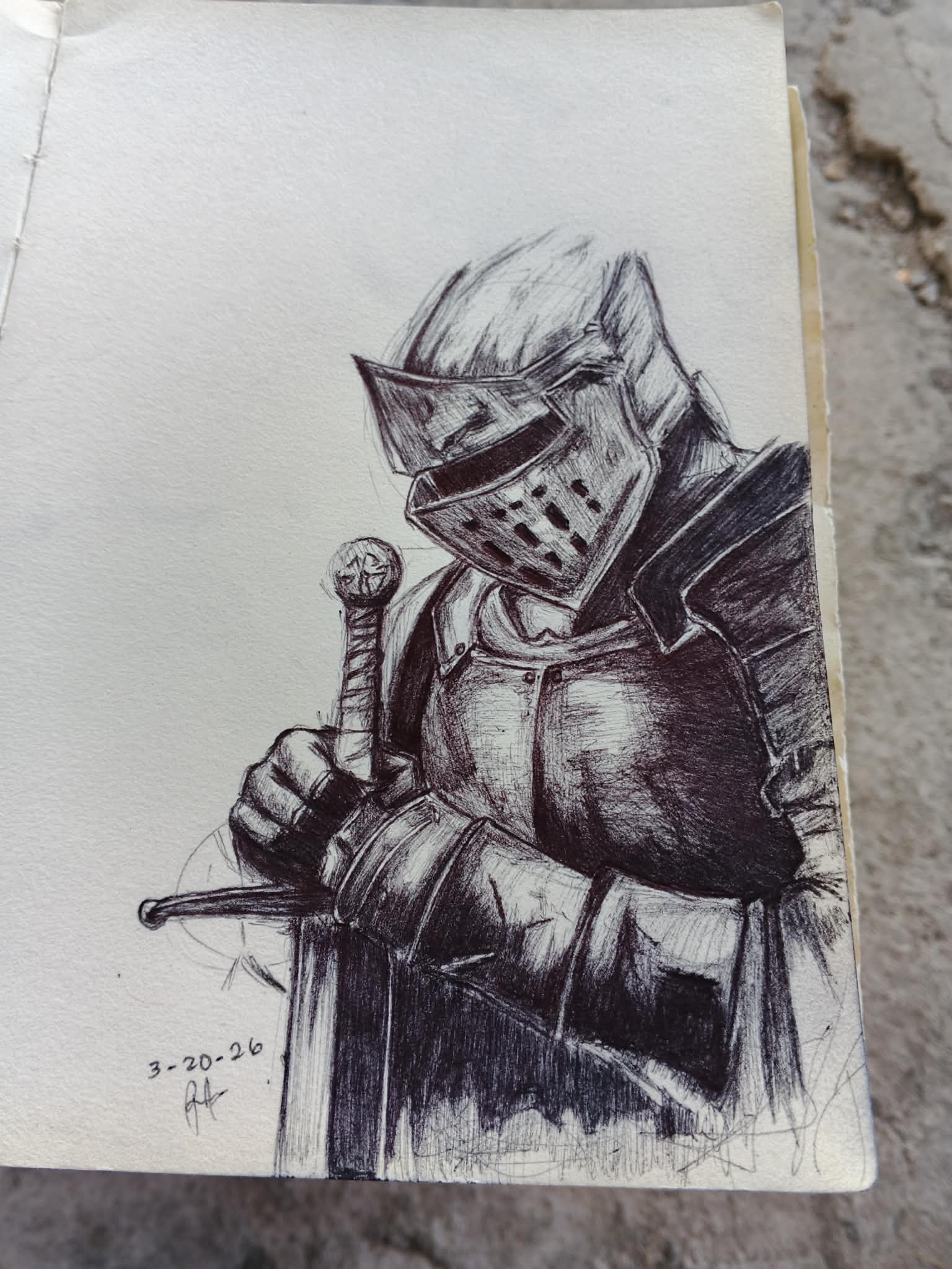 Ballpoint Sketch 1